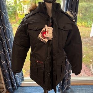 Kids Winter Coat with detachable hood